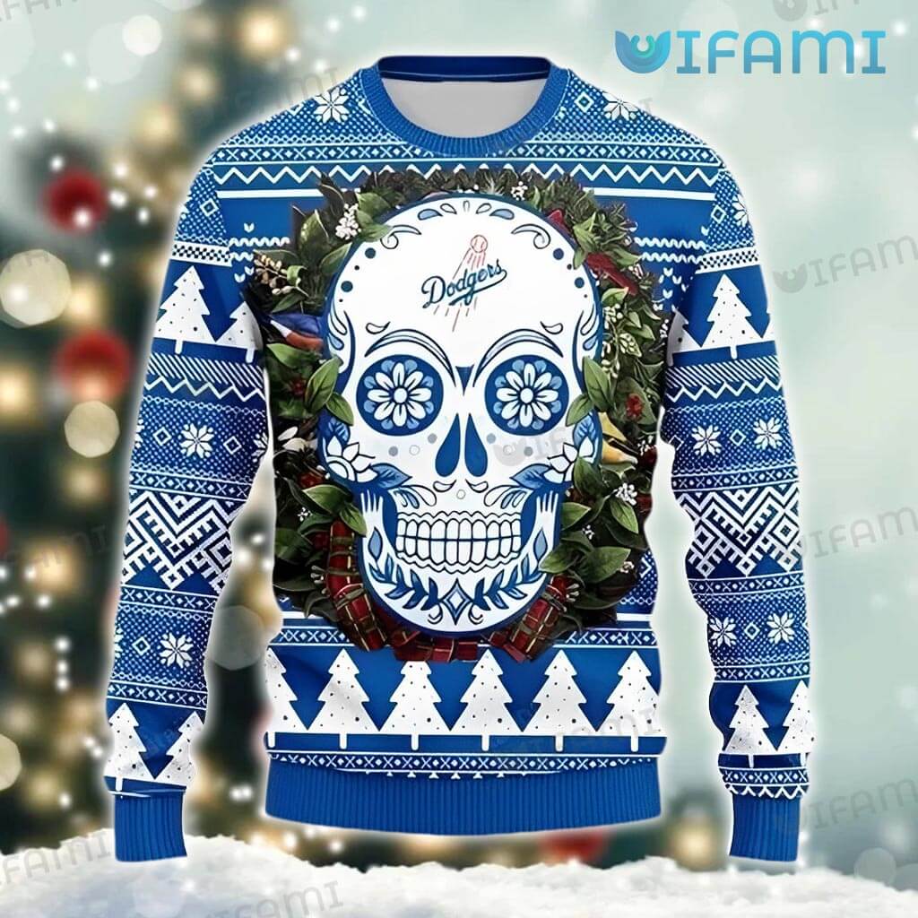 Christmas Gift Toronto Maple Leafs Skull Pattern 3D Ugly Christmas