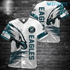 Eagles Baseball Jersey White Eagle Philadelphia Eagles Gift