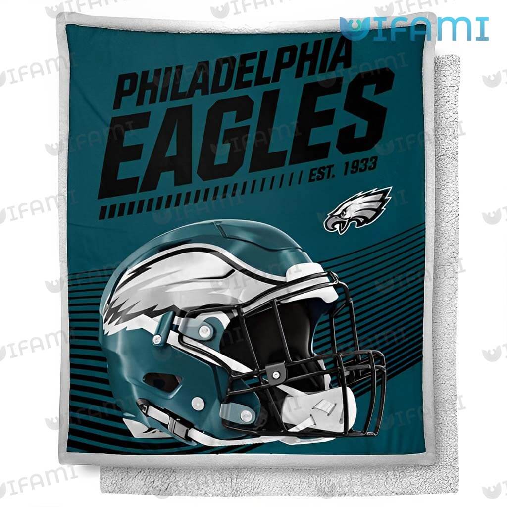 Eagles Blanket EST 1933 Football Helmet Philadelphia Eagles Gift -  Personalized Gifts: Family, Sports, Occasions, Trending
