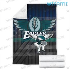 Eagles Blanket Eagle Wearing Helmet Football Wings Philadelphia Eagles Gift For Fan