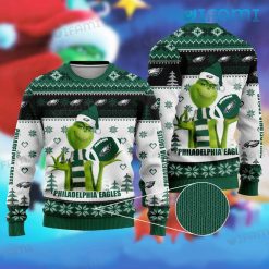 Eagles Christmas Sweater Grinch Football Philadelphia Eagles Gift