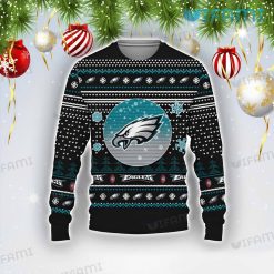 Eagles Christmas Sweater Heart Pattern Philadelphia Eagles Gift