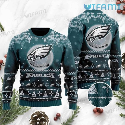 Eagles Christmas Sweater Logo Pattern Philadelphia Eagles Gift