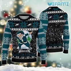 Eagles Christmas Sweater Santa Claus Dabbing Philadelphia Eagles Gift