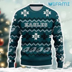 Eagles Christmas Sweater Zigzag Pattern Philadelphia Eagles Gift