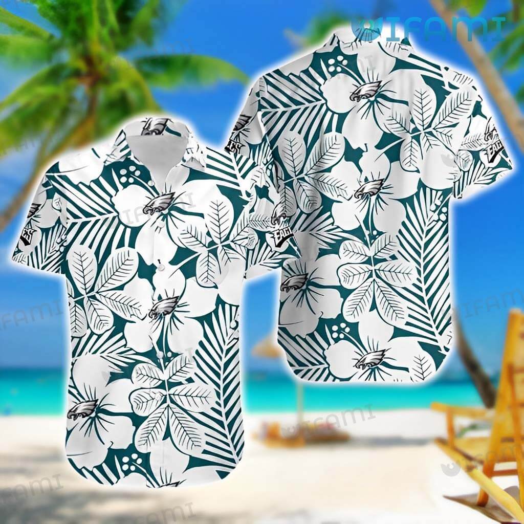 Philadelphia Phillies Red Hibiscus Green Leaf Pattern Tropical