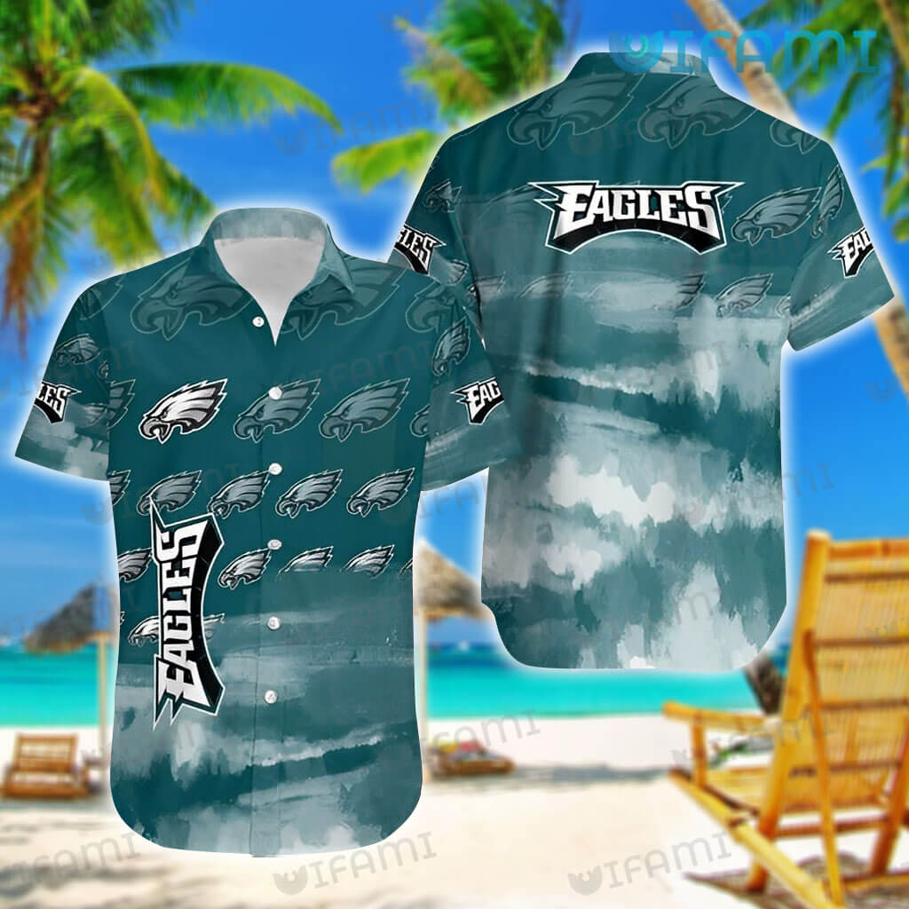 Eagles Hawaiian Shirt Logo Pattern Philadelphia Eagles Gift - Personalized  Gifts: Family, Sports, Occasions, Trending