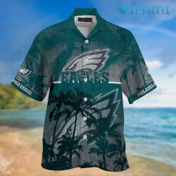 Eagles Hawaiian Shirt Coconut Pattern Big Logo Philadelphia Eagles Present