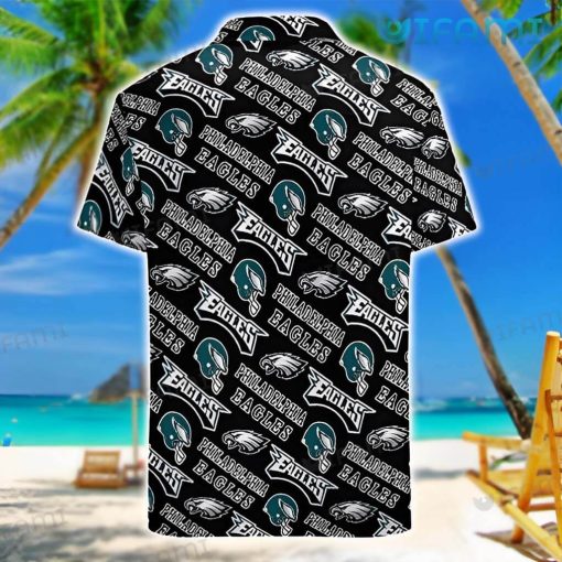 Eagles Hawaiian Shirt Logo Pattern Philadelphia Eagles Gift