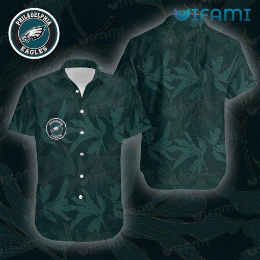 Eagles Hawaiian Shirt Palm Leaves Pattern Philadelphia Eagles Gift