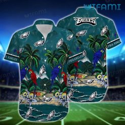 Eagles Hawaiian Shirt Parrot Coconut Beach Philadelphia Eagles Present