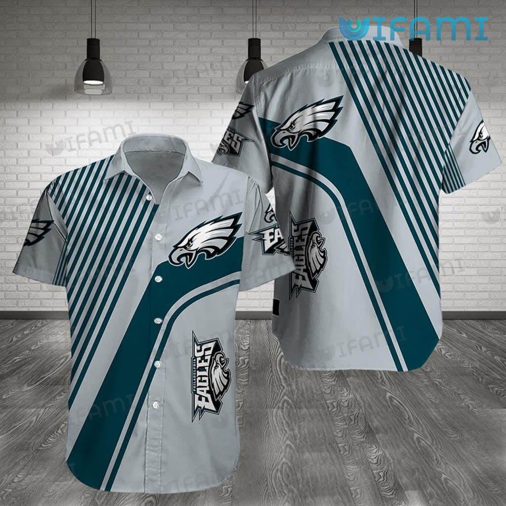 Eagles Hawaiian Shirt Logo Pattern Philadelphia Eagles Gift - Personalized  Gifts: Family, Sports, Occasions, Trending