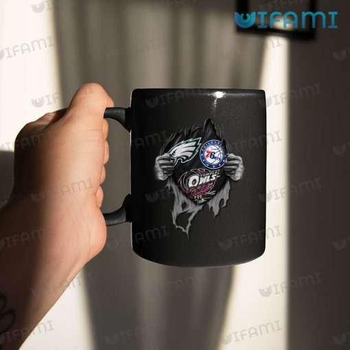 Eagles Mug Hand Ripping 76ers The Owls Philadelphia Eagles Gift