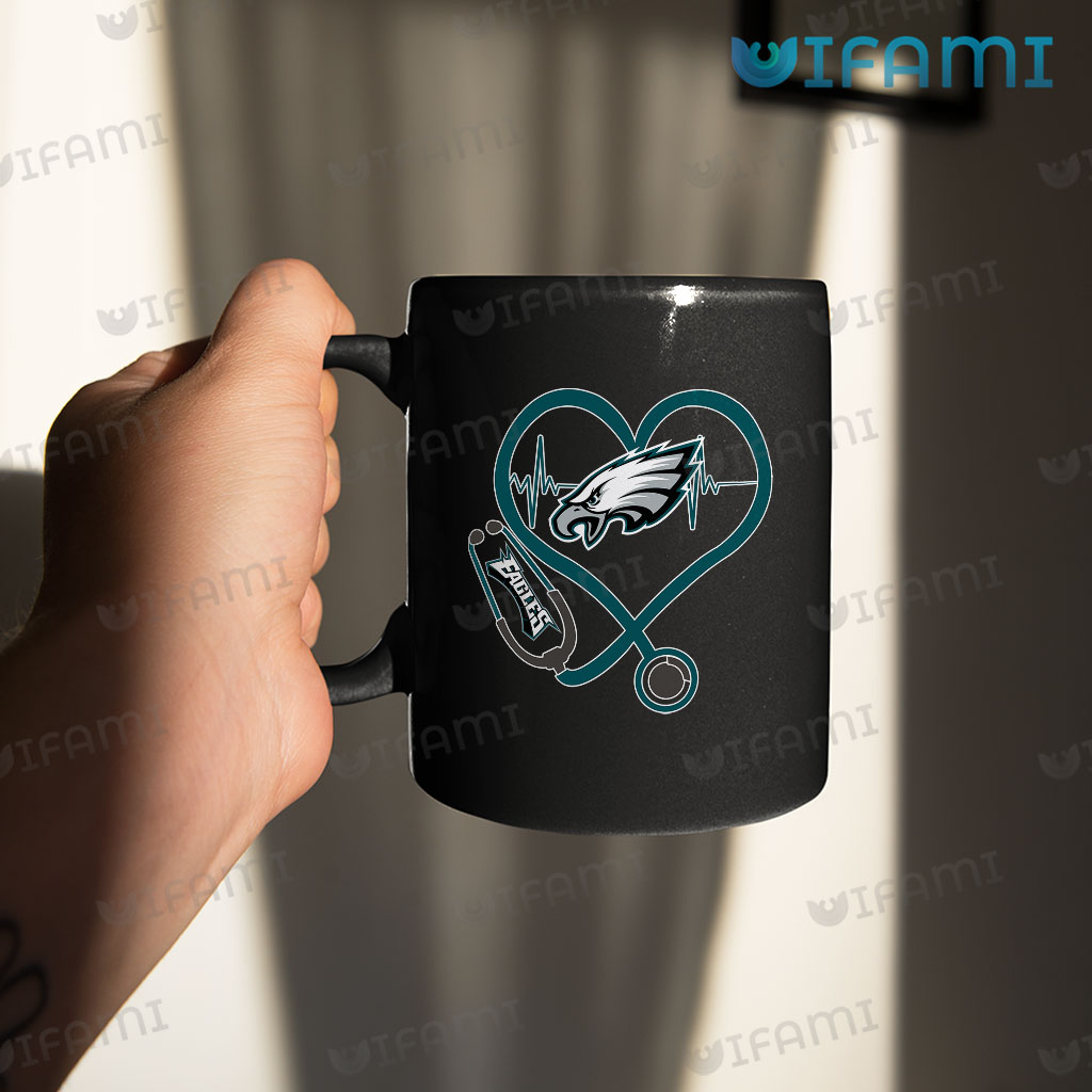 Eagles Mug Heartbeat Stethoscope Philadelphia Eagles Gift