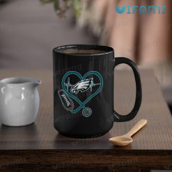 Eagles Mug Heartbeat Stethoscope Philadelphia Eagles Mug 15oz