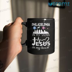 Eagles Mug In My Veins Jesus In My Heart Phillies Flyers 76ers Philadelphia Eagles Gift