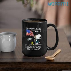 Eagles Mug Snoopy Woodstock USA Flag Philadelphia Eagles Mug 15oz