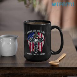 Eagles Mug Stand For The Flag Kneel For The Cross Philadelphia Eagles Mug 15oz