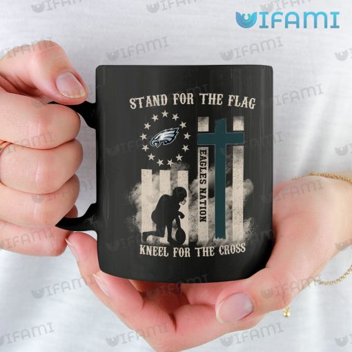 Eagles Mug The Cross Eagles Nation Stand For The Flag Philadelphia Eagles Gift