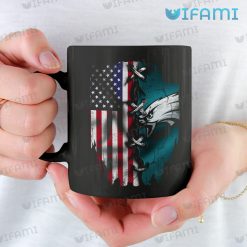 Eagles Mug USA Flag Stitches Logo Philadelphia Eagles Gift