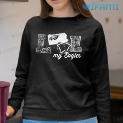 Eagles Shirt Football Love My Eagles Pattern Philadelphia Eagles Sweashirt