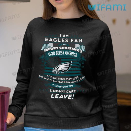 Eagles Shirt God Bless America I Don’t Care Philadelphia Eagles Gift