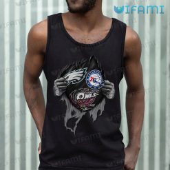 Eagles Shirt Hand Ripping 76ers The Owls Philadelphia Eagles Tank Top