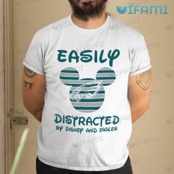 Eagles Shirt Mickey Easily Distracted By Disney Philadelphia Eagles Gift