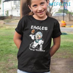 Eagles Shirt Mickey Wearing Philly Uniform Superbowl Philadelphia Eagles Kid Shirt