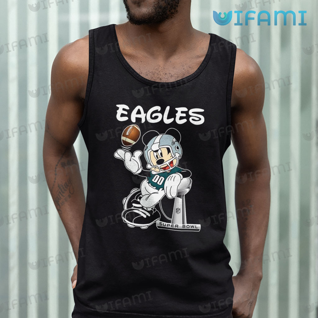 NFL Philadelphia Eagles Mickey Mouse Disney Super Bowl Football T Shirt