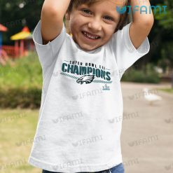Eagles Shirt Super Bowl LII Champions Philadelphia Eagles Kid Shirt