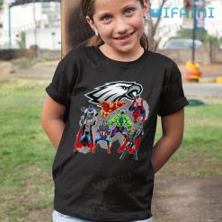 Eagles Shirt Superheroes Characters Philadelphia Eagles Kid Shirt