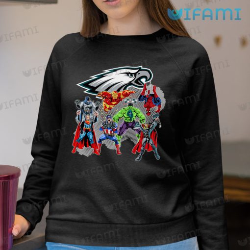 Eagles Shirt Superheroes Characters Philadelphia Eagles Gift