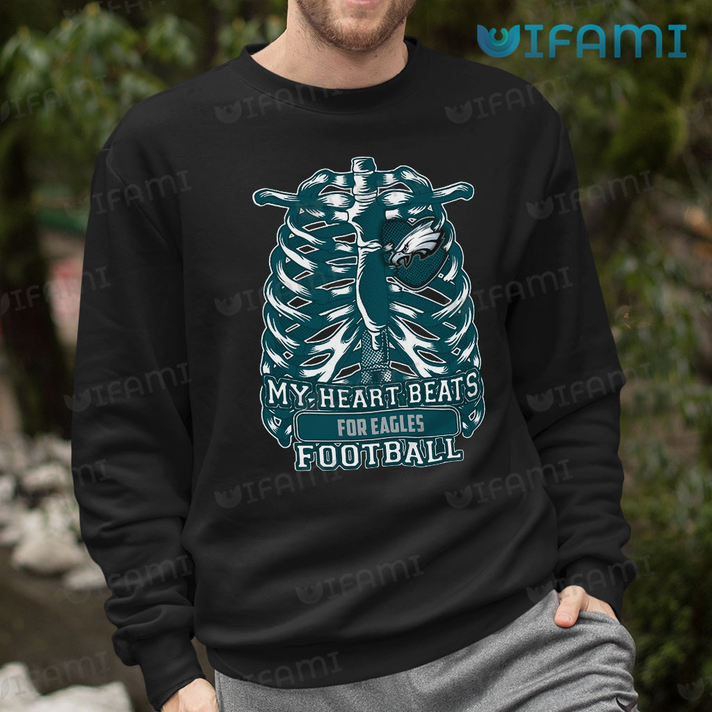 Eagles thorax Football my heartbeat for philadelphia eagles shirt, hoodie,  sweater, long sleeve and tank top