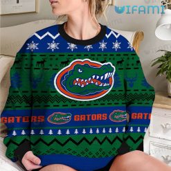 Florida Gators Christmas Sweater Big Logo Gators Present