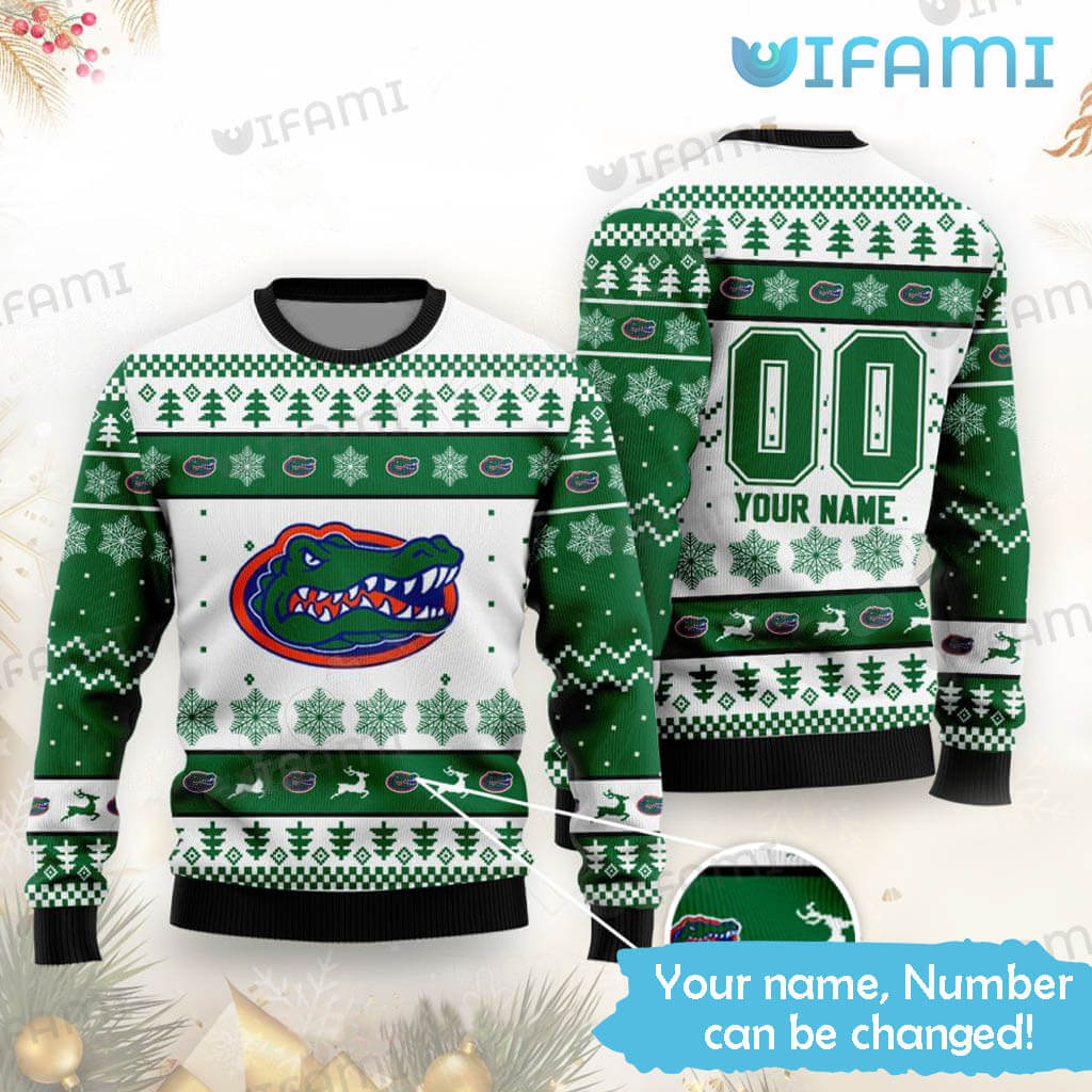 Florida Gators Christmas Sweater Snowflake Custom Gators Gift