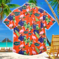 Gators Hawaiian Shirt Flamingo Tropical Leaf Florida Gators Gift
