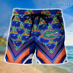 Gators Hawaiian Shirt Island Coconut Kayak Florida Gators Short Front