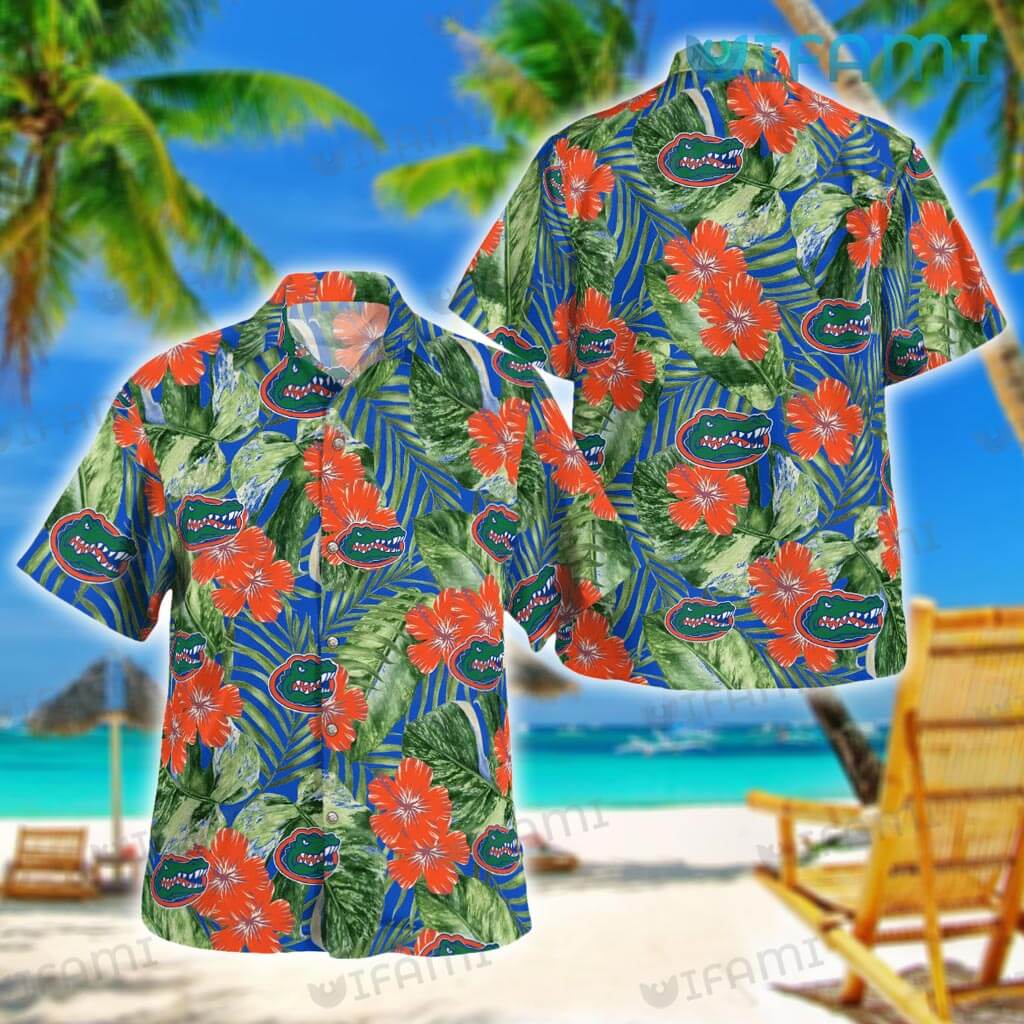 Gators Hawaiian Shirt Palm Leaf Pattern Florida Gators Gift - Personalized  Gifts: Family, Sports, Occasions, Trending