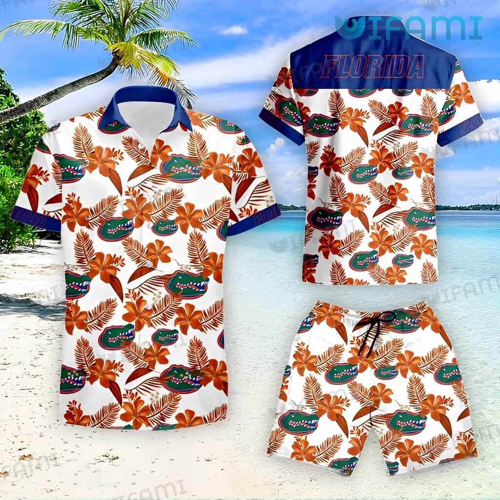 Gators Hawaiian Shirt Palm Leaf Pattern Florida Gators Gift - Personalized  Gifts: Family, Sports, Occasions, Trending