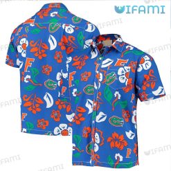 Gators Hawaiian Shirt Tropical Floral Pattern Florida Gators Gift