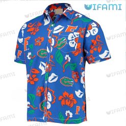 Gators Hawaiian Shirt Tropical Floral Pattern Florida Gators Present