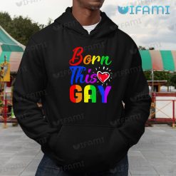Gay Shirt Born This Gay Heart Gay Hoodie