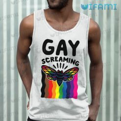 Gay Shirt Cicada Gay Screaming Gay Tank Top