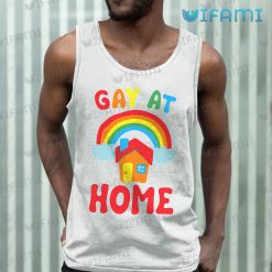Gay Shirt Gay At Home Rainbow Flag Gay Tank Top Men