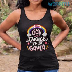 Gay Shirt Gay Choice Gayer Rainbow Gay Tank Top
