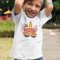 Gay Shirt Gay Unicorn LGBT Sunglasses Gay Kid Shirt