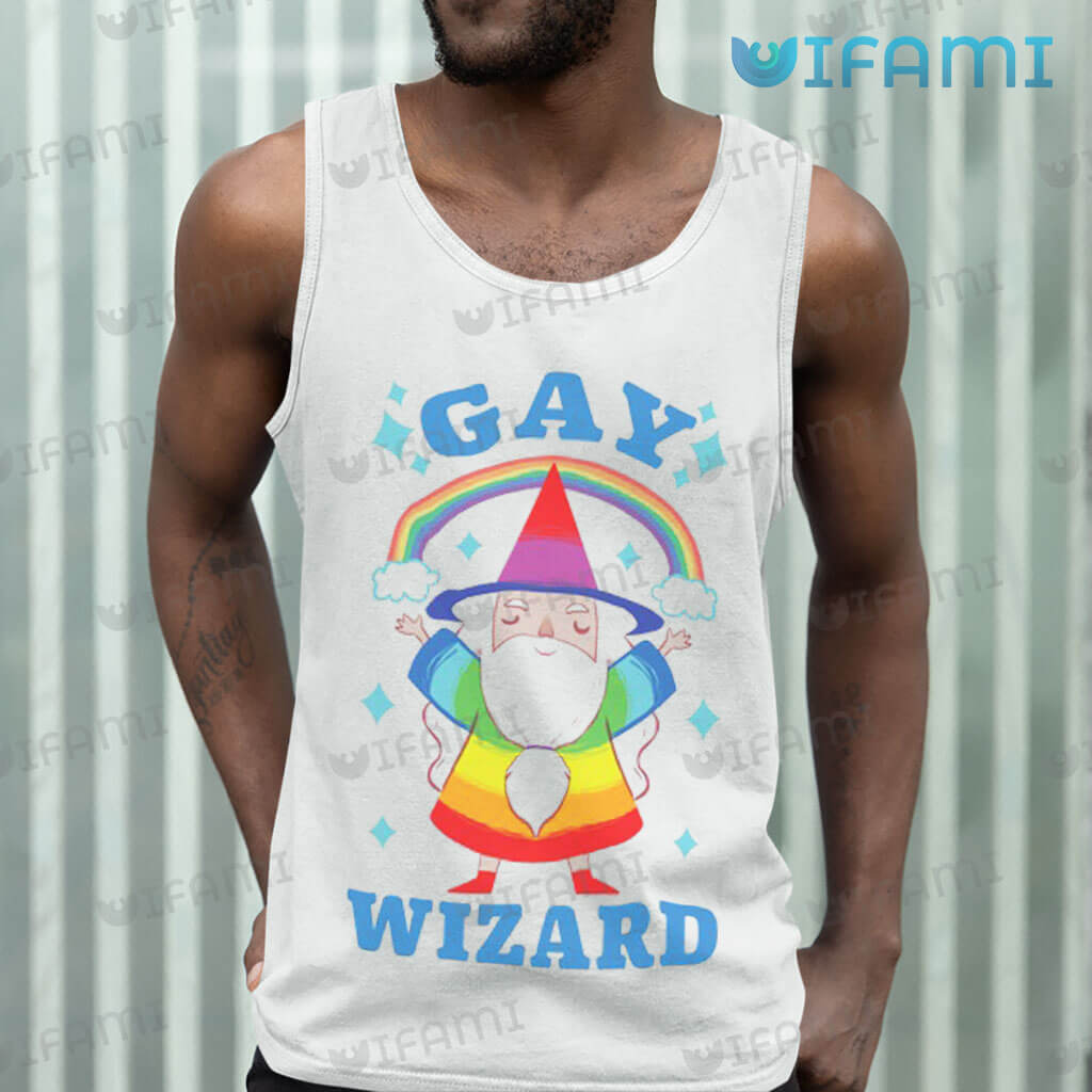 Gay Shirt Gay Wizard Rainbow Flag Gay Gift