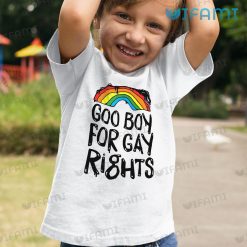 Gay Shirt Goo Boy For Gay Rights Rainbow Flag Gay Kid Shirt