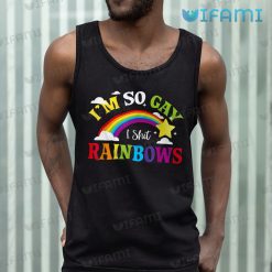 Gay Shirt Im So Gay I Shit Rainbow Gay Tank Top
